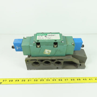 Numatics I35BB515M I34BB500M Pneumatic Solenoid Valve 3/4 230PSIG 24VDC Coil