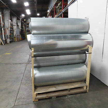 Nordfab 18 19", 20" Quick Clamp Rolled Edge Galvanized Steel Duct Pipe 18 Pieces