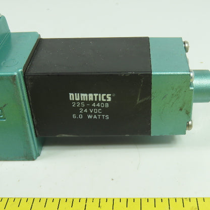 Numatics I23SS400M000061 Pneumatic Solenoid Valve 150PSIG 24VDC 6W