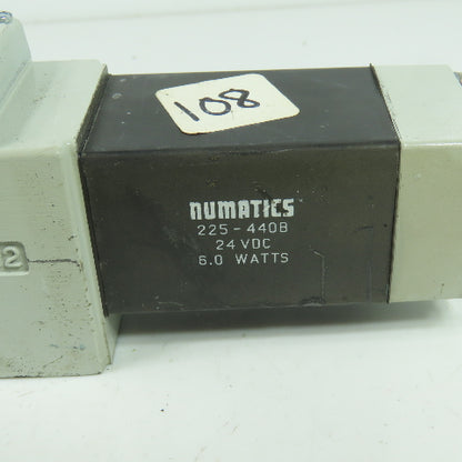 Numatics I23SS400M000061 Pneumatic Solenoid Valve 150PSIG 24VDC 6W