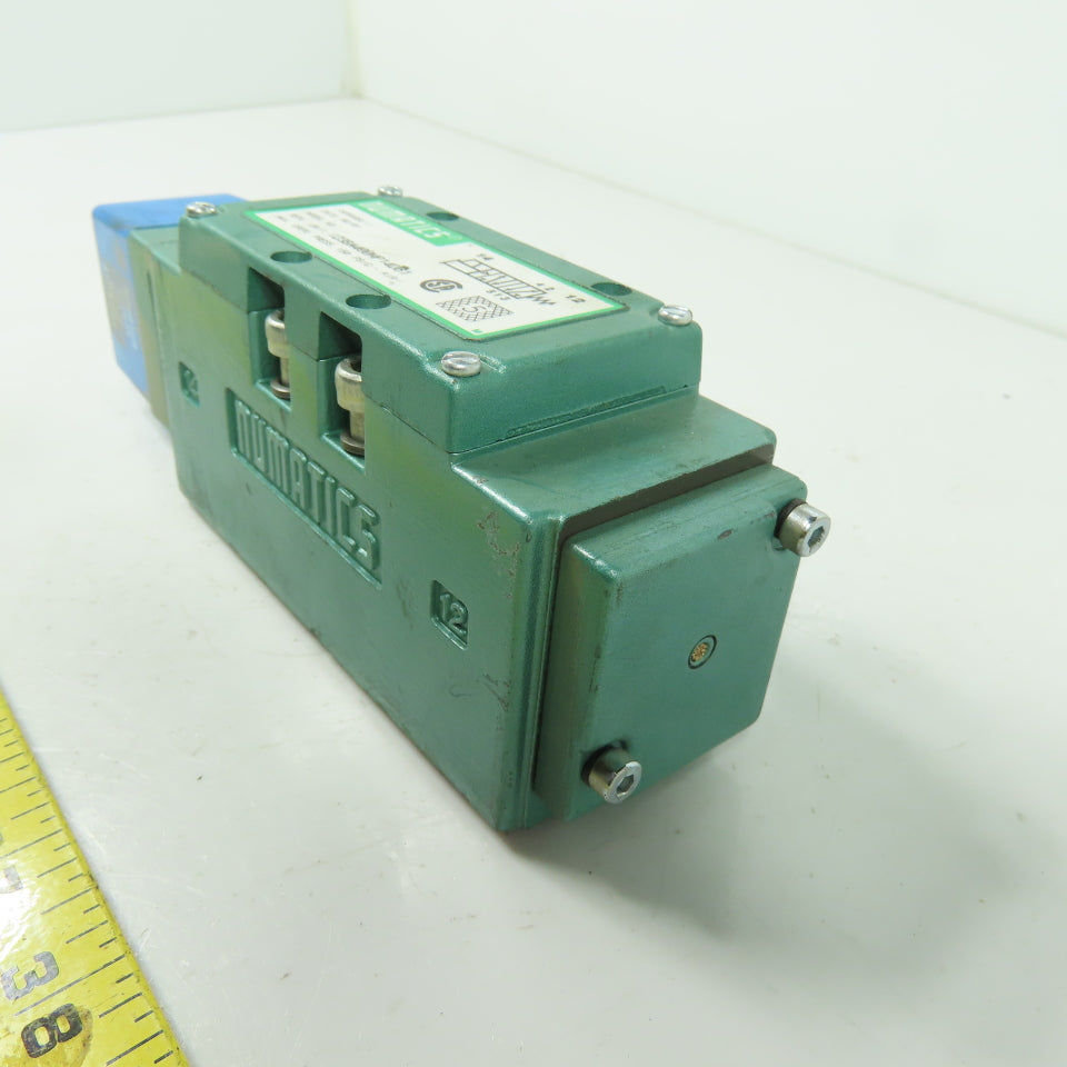 Numatics I23BA400MP14D61 Pneumatic Solenoid Valve 150PSIG 24VDC 4W