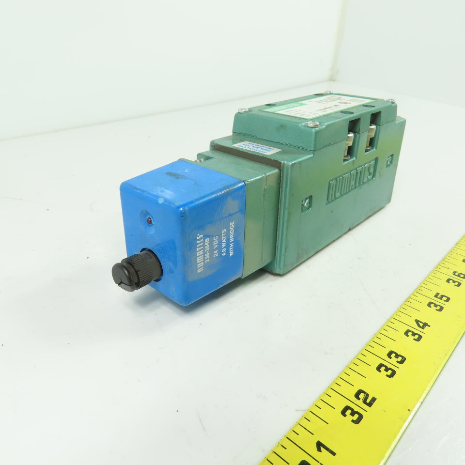 Numatics I23BA400MP14D61 Pneumatic Solenoid Valve 150PSIG 24VDC 4W