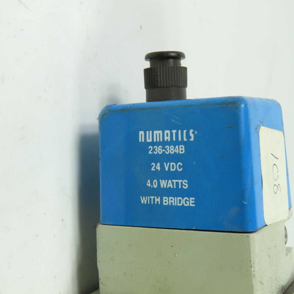Numatics I23BA400MP14D61 Pneumatic Solenoid Valve 150PSIG 24VDC 4W