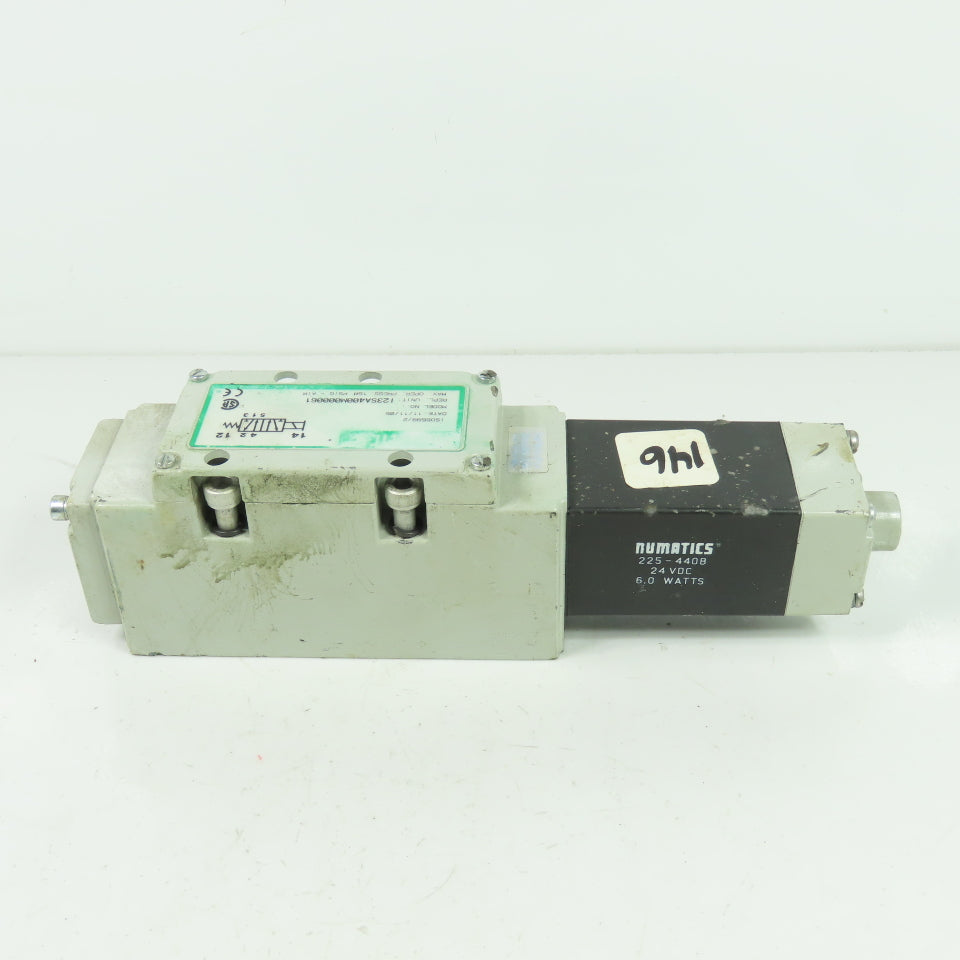 Numatics I23SA400M000061 Pneumatic Solenoid Valve 150PSIG 24VDC 6W