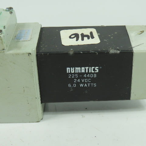 Numatics I23SA400M000061 Pneumatic Solenoid Valve 150PSIG 24VDC 6W
