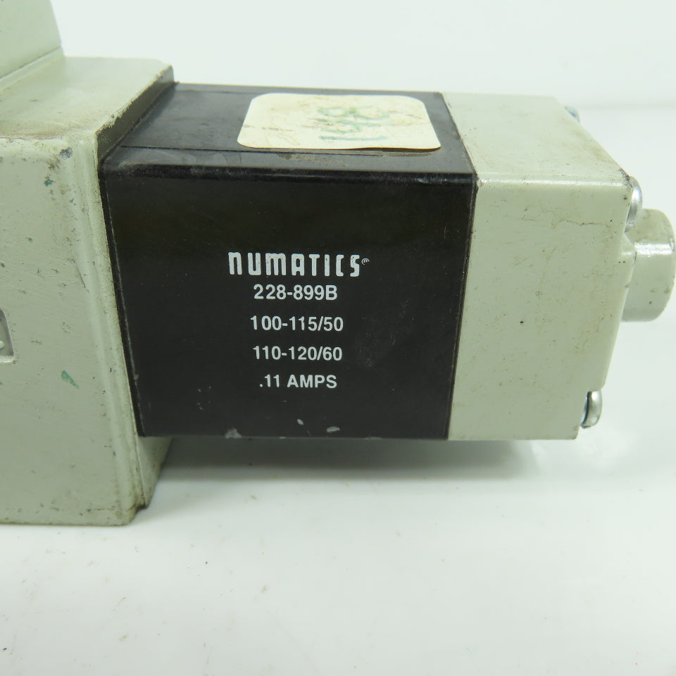 Numatics I23SS500K000030 Pneumatic Solenoid Valve 150PSIG 120V 50/60Hz .11A