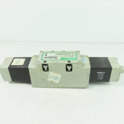 Numatics I23SS500K000030 Pneumatic Solenoid Valve 150PSIG 120V 50/60Hz .11A