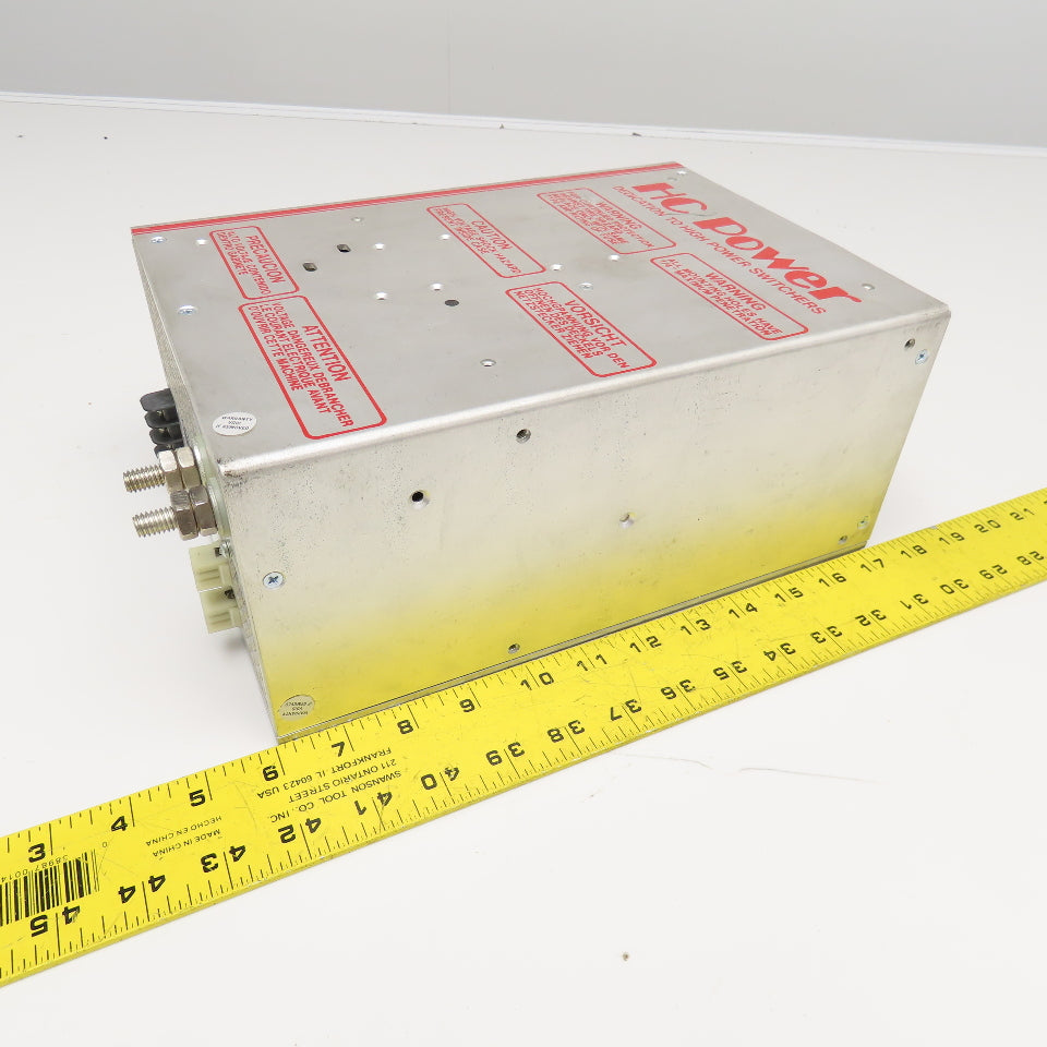 Power One HC10-C1471A 115/208-240VAC Input 12.5VDC Output Power Supply