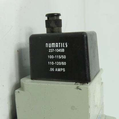 Numatics I34BA400KP00030 Pneumatic Solenoid Valve 150PSIG 120V 50/60Hz .06A