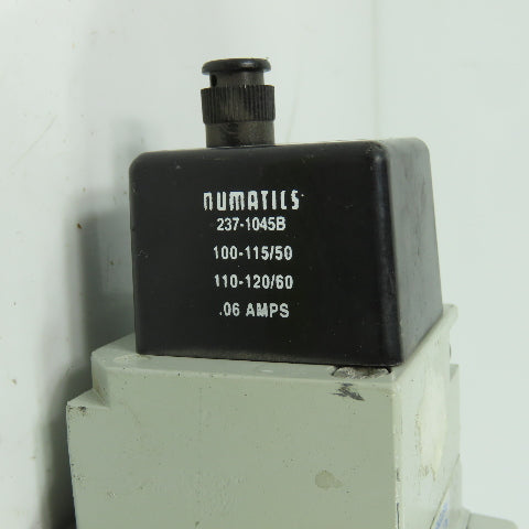 Numatics I34BA400KP00030 Pneumatic Solenoid Valve 150PSIG 120V 50/60Hz .06A
