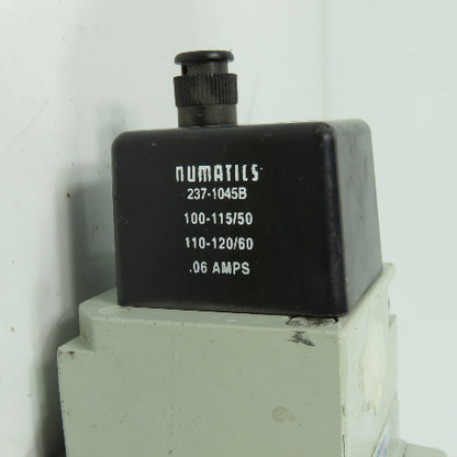 Numatics I34BA400KP00030 Pneumatic Solenoid Valve 150PSIG 120V 50/60Hz .06A
