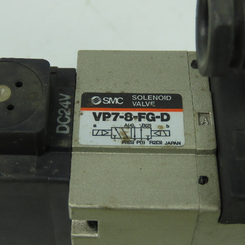 SMC VP7-8-FG-D Pneumatic Solenoid Valve 24VDC