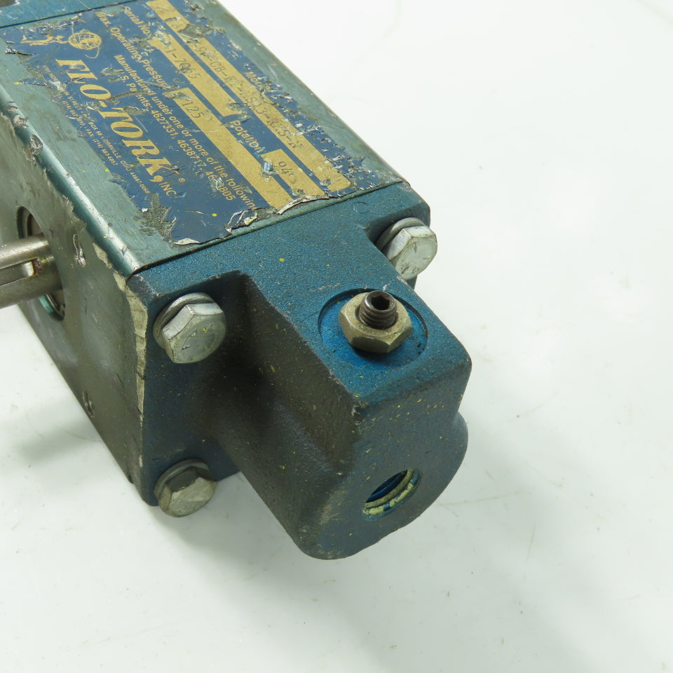 Flo-Tork A100-94-CB-ET-MS13-RKS-N Rotary Actuator 125PSI Rotation 94