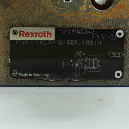 Rexroth FESXE 50CA-10/980LK0B1M 0811402642 Hydraulic Valve Base Plate