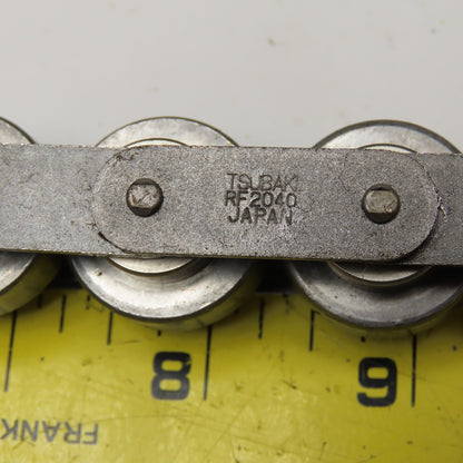 Tsubaki RF2040 Double Pitch Roller Link Chain 10'