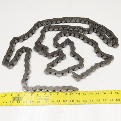 Tsubaki RF2040 Double Pitch Roller Link Chain 10'