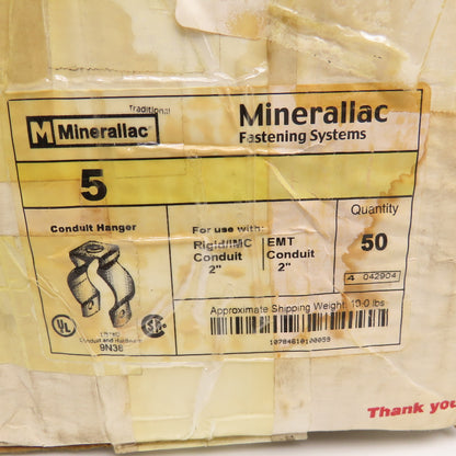 Minerallac 2" Rigid IMC Conduit Hanger Lot Of 50