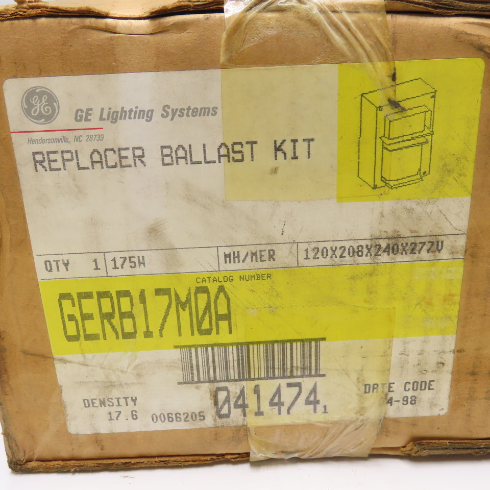 General Electric GERB17M0A Replacement Ballast Kit 175W 120-277V MH/MER