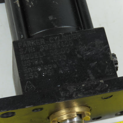 Parker 02.00 J2AJS18A 1.500 Double Acting Air Cylinder 1.5" Bore 2" Stroke