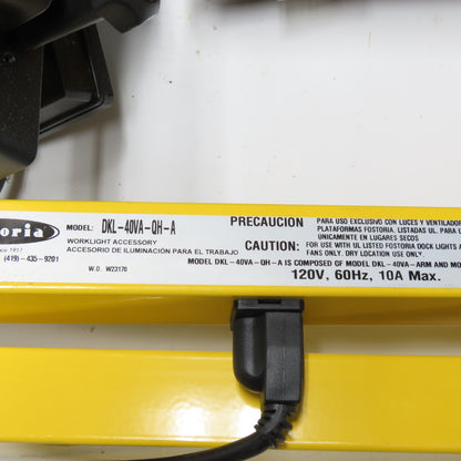 Fostoria DKL-40VA-QH-A DKL-QH Docklight QH 40" Reach Light 120VAC 10A