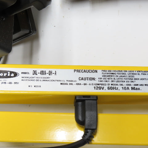 Fostoria DKL-40VA-QH-A DKL-QH Docklight QH 40" Reach Light 120VAC 10A
