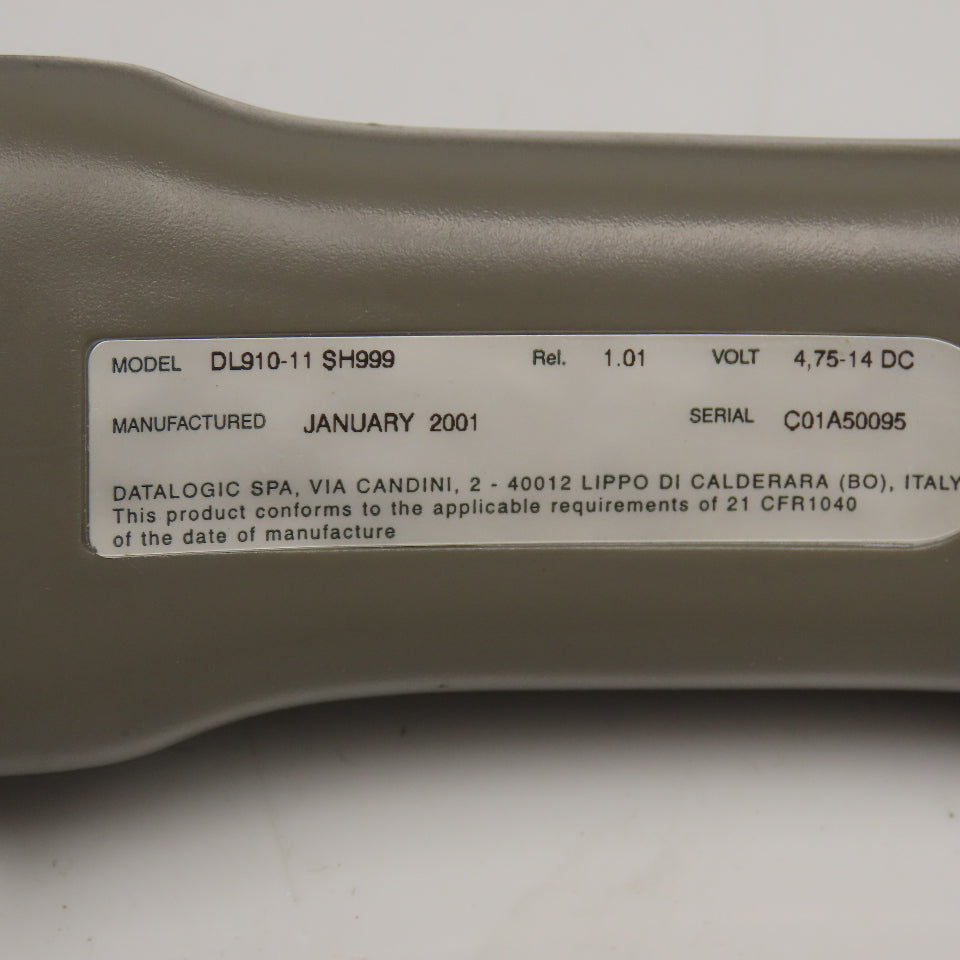 Data Logic DL910-11 Hand Held Bar Code Scanner 4.75-14DC