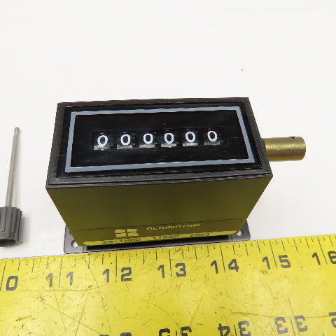Redington 23-1006 115V 6 Character Mechanical Counter