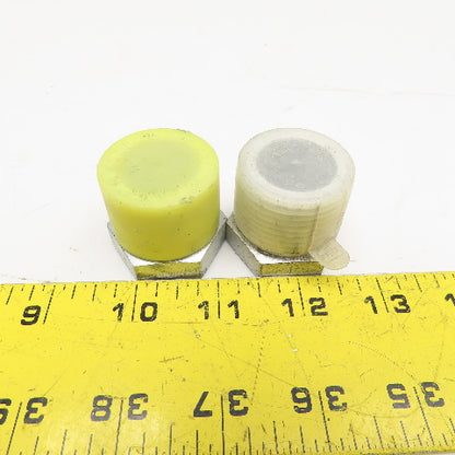 1" x 3/4" Reducer Bushing Hex Plated Hydraulic Lot Of 2