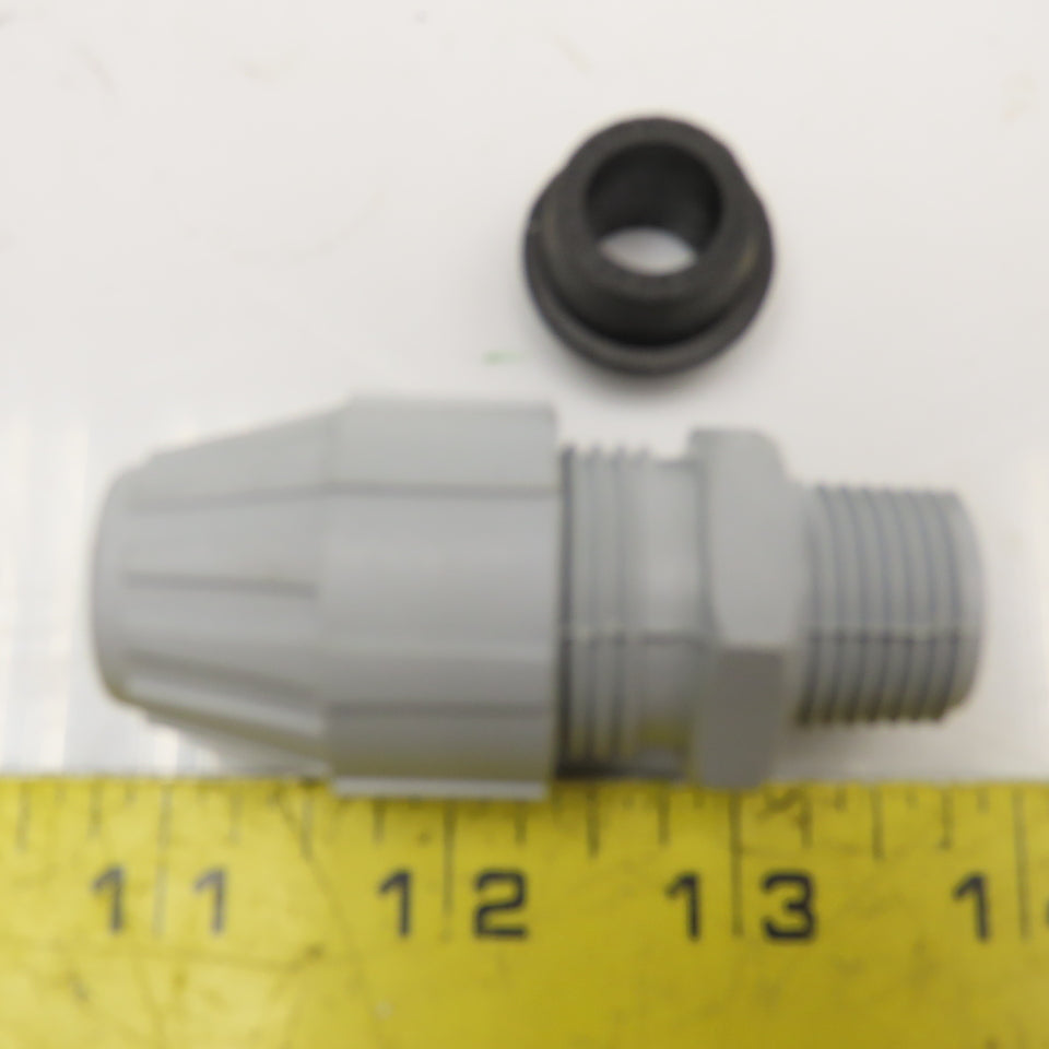 Crouse Hinds NCGB1232 1/2" NPT Cord Cable Grip .40-.49 Cable OD Lot Of 7