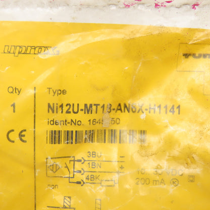 Turck Ni12U-MT18-AN6X-H1141 Uprox 10-30VDC Proximity Switch