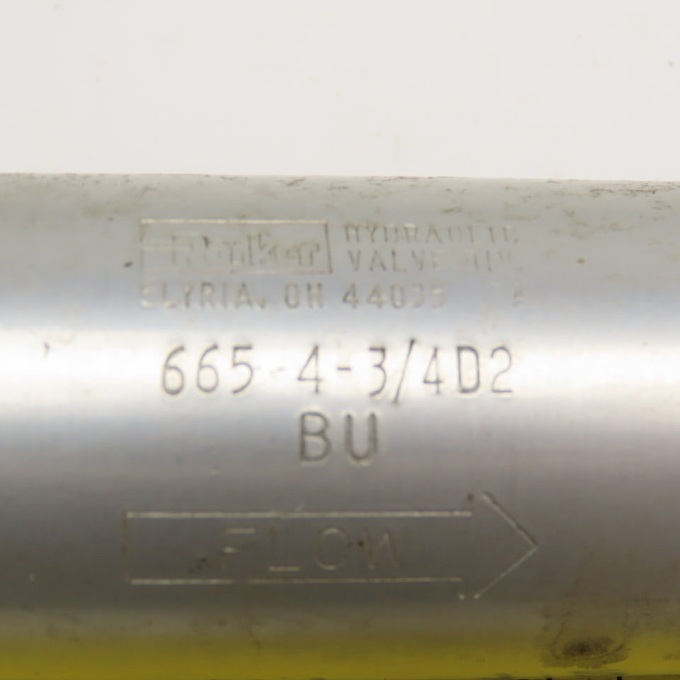 Parker 665-4-3/4D2 3/4" Hydraulic Relief Valve