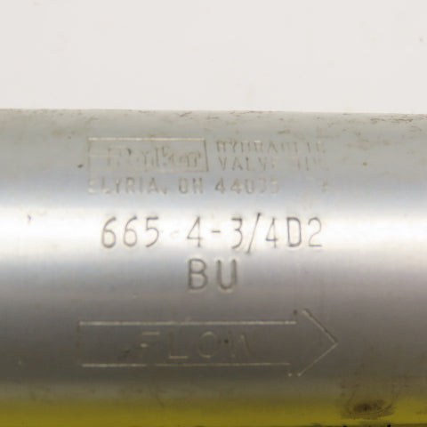 Parker 665-4-3/4D2 3/4" Hydraulic Relief Valve