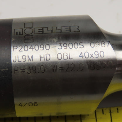Moeller 39mm x 22mm Oblong Hole Punch 40mm Ball Lock Shank Lot Of 2