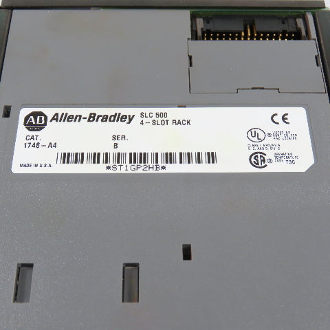 Allen Bradley 1746-A4 Ser B SLC 500 4-Slot Chassis PLC Rack