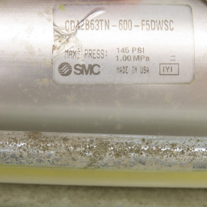 SMC CDA2B63TN-600-F5DWSC Double Acting Air Cylinder 63mm Bore 600mm Stroke