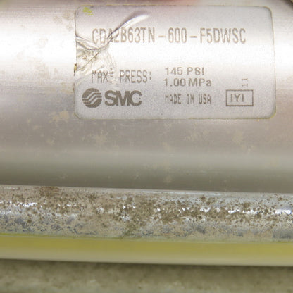 SMC CDA2B63TN-600-F5DWSC Double Acting Air Cylinder 63mm Bore 600mm Stroke