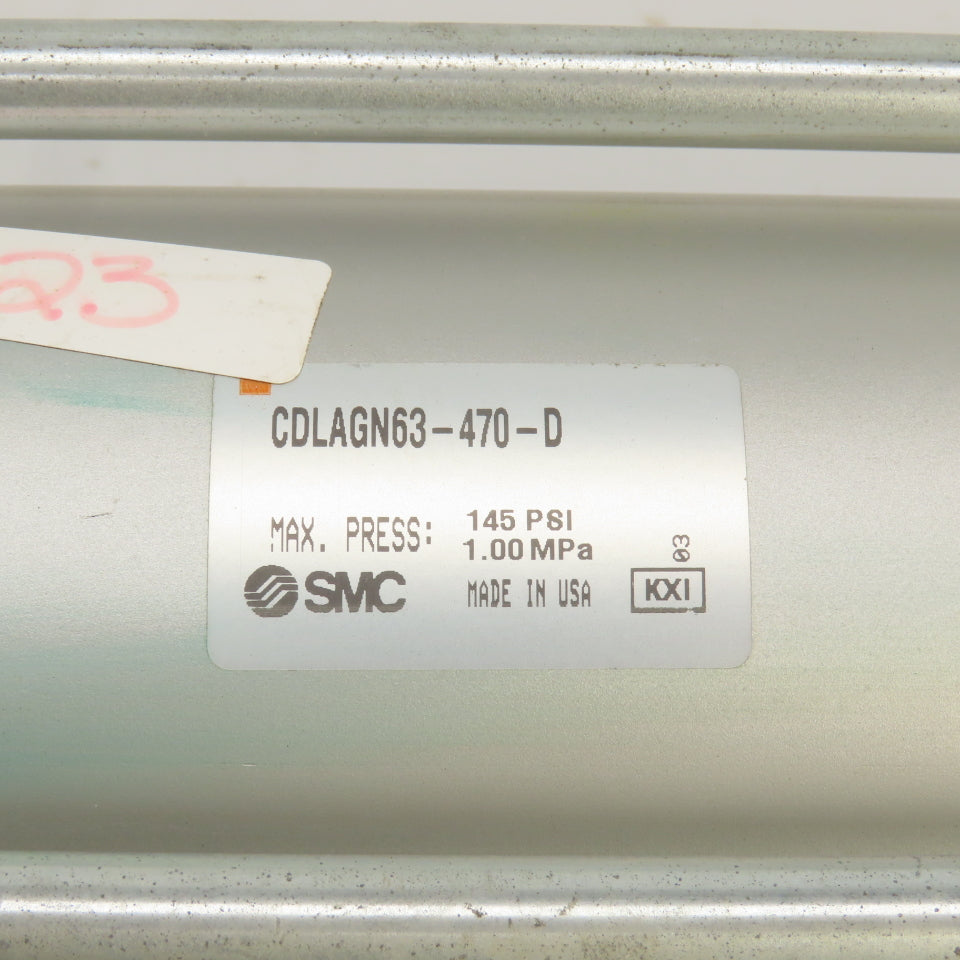 SMC CDLAGN63-470-D Double Acting Air Cylinder 63mm Bore 470mm Stroke