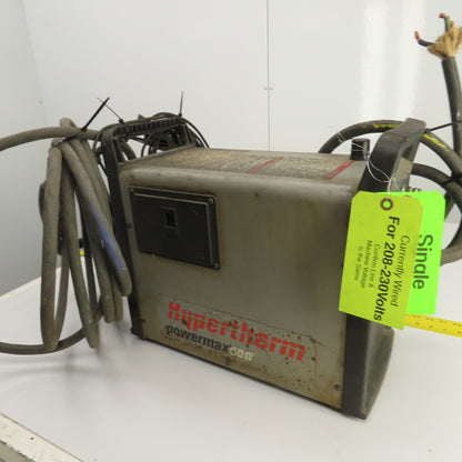 Hypertherm Powermax 600 Plasma Cutter 240/480V Single 1PH Or 3PH 120PSI 40A Out