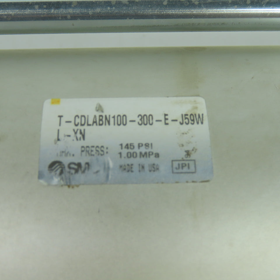 SMC T-CDLABN100-300-E-J59W Pneumatic Cylinder W/Brake 100mm Bore 300mm Stroke