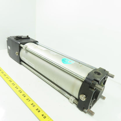 SMC T-CDLABN100-300-E-J59W Pneumatic Cylinder W/Brake 100mm Bore 300mm Stroke