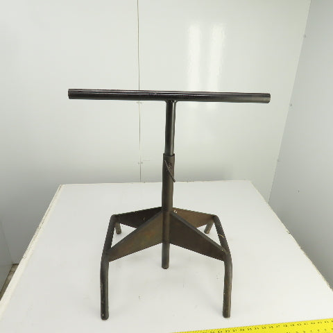 25" Wide Steel Saw Cut Off Material Support Stand Adjustable Height 29"-44"