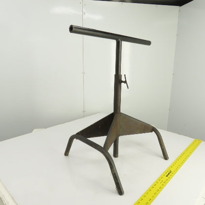 25" Wide Steel Saw Cut Off Material Support Stand Adjustable Height 29"-44"