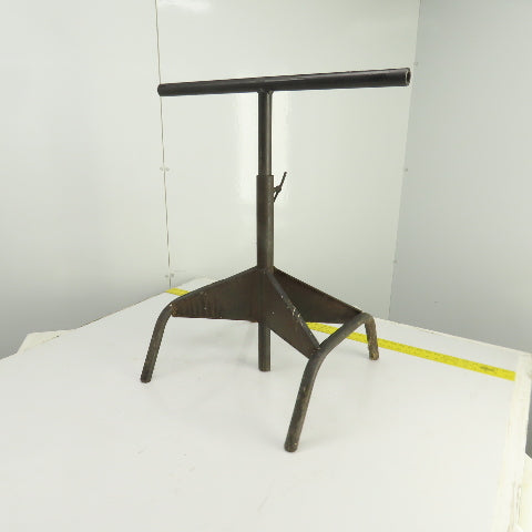 25" Wide Steel Saw Cut Off Material Support Stand Adjustable Height 29"-44"
