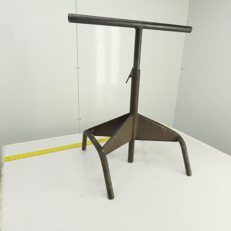 25" Wide Steel Saw Cut Off Material Support Stand Adjustable Height 29"-44"