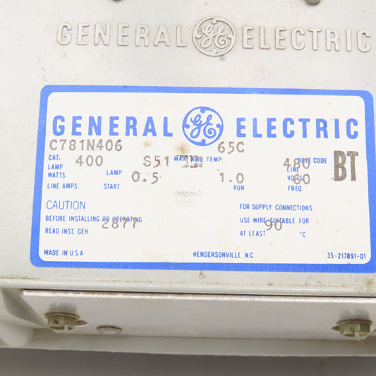 General Electric C781N406 480V 400W Crane Mounted Luminaire Ballast