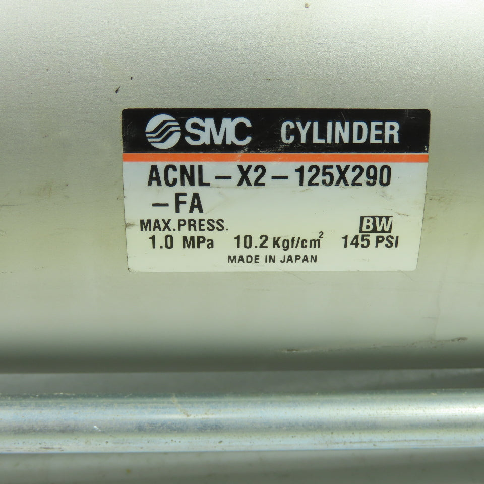 SMC ACNL-X2-125X290 Double Acting Pneumatic Cylinder 125mm Bore 290mm Stroke