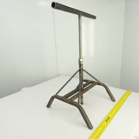 25" Wide Steel Saw Cut Off Material Support Stand Adjustable Height 32"-45"