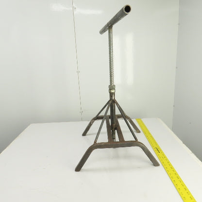 25" Wide Steel Saw Cut Off Material Support Stand Adjustable Height 32"-45"