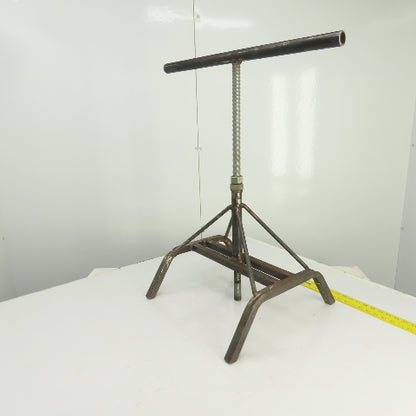25" Wide Steel Saw Cut Off Material Support Stand Adjustable Height 32"-45"