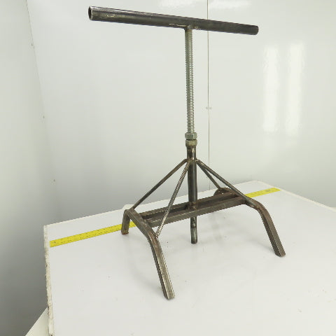 25" Wide Steel Saw Cut Off Material Support Stand Adjustable Height 32"-45"